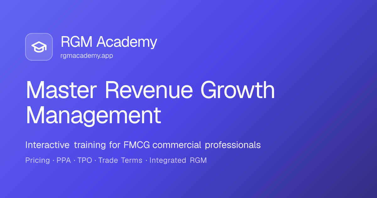 RGM Course & Training | Revenue Growth Management Academy